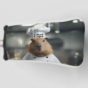 Funny Capybara Chef, Golf Putter Cover, Head Cover