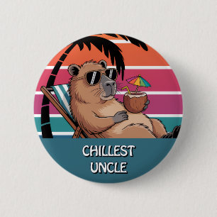 Funny Capybara Custom Family Member Reunion Role 6 Cm Round Badge