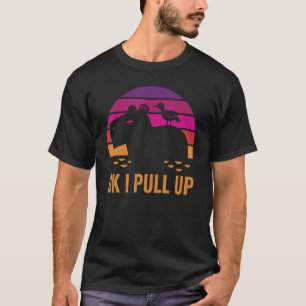 Funny Capybara Pull Up Retro Vintage Capybara T-Shirt