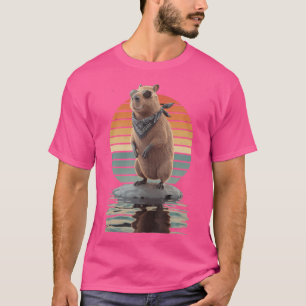 Funny Capybara Sunglasses Capybara T-Shirt