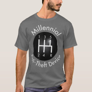 Funny Car Gear Shift Engine Horsepower T-Shirt