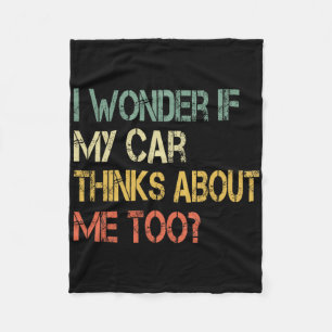 Funny Car Guy Mechanic Fathers Day Dad Mens Car Pa Fleece Blanket