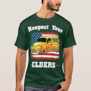 Funny Car Guy - Respect Your Elders Classic Panel  T-Shirt