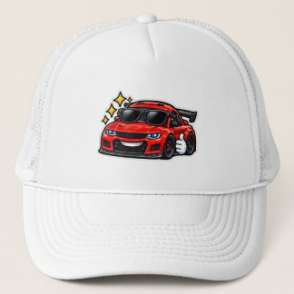 Funny Car Lover Trucker Hat | Redcoolcar