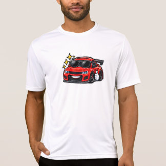 Funny Car Performance Shirt | Red Coolcar