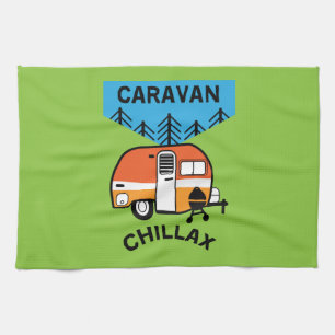 Funny Caravan Gifts Best Caravanning Caravans Tea Towel