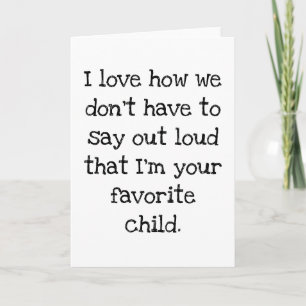 Funny card for mum (US)