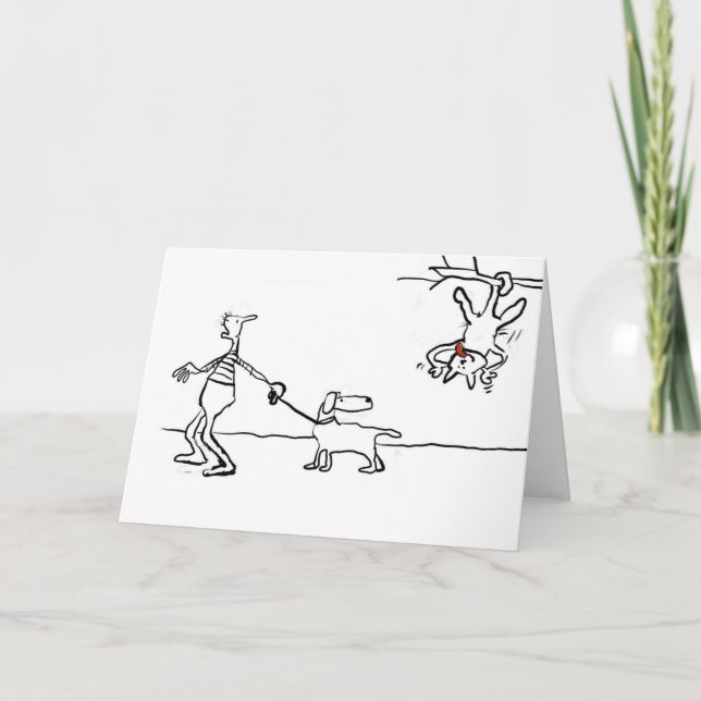 funny card with animals (Front)