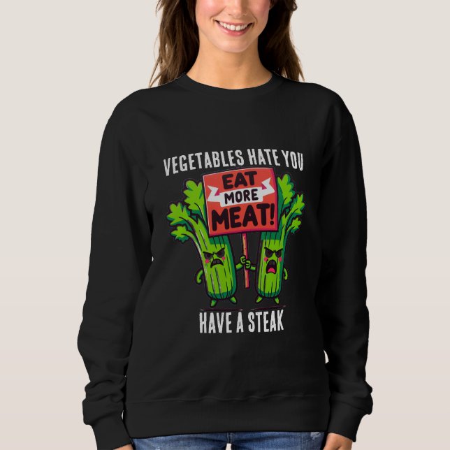 funny carnivore sweatshirt  (Front)