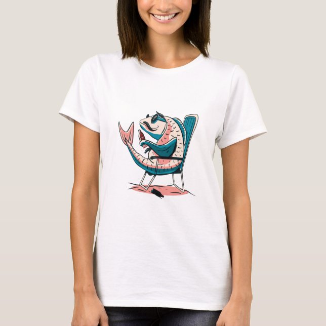 Funny Carp Grandpa T-Shirt (Front)