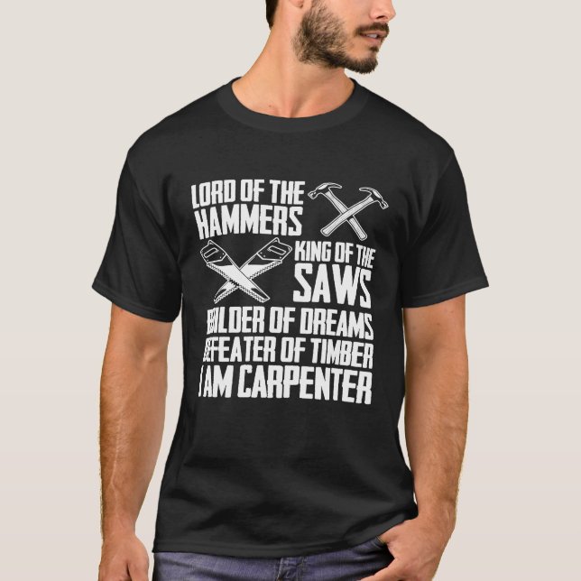 Funny Carpenter I Am Carpenter - Christmas Gift Pr T-Shirt (Front)