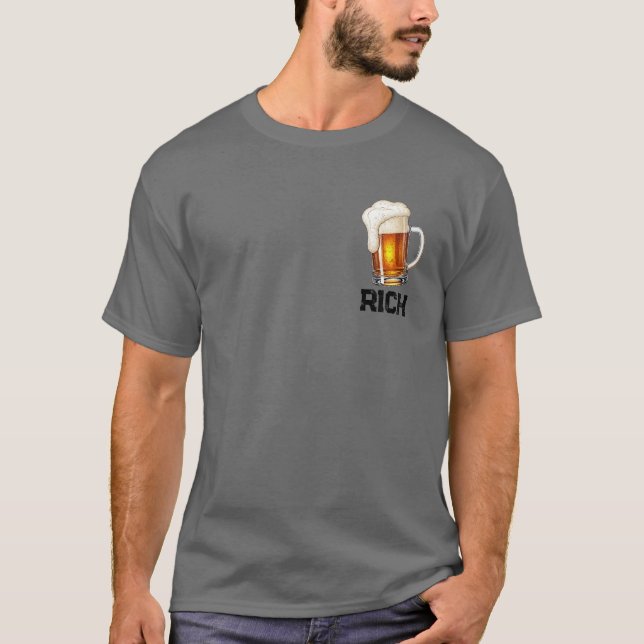 Funny Carpenter Measure Twice Cut Once T-Shirt (Front)