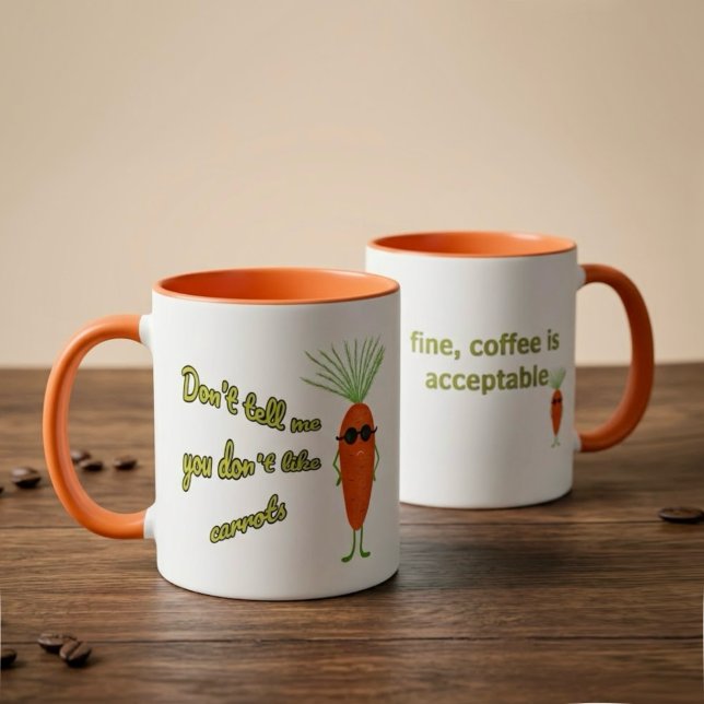 Funny carrot mug (Creator Uploaded)