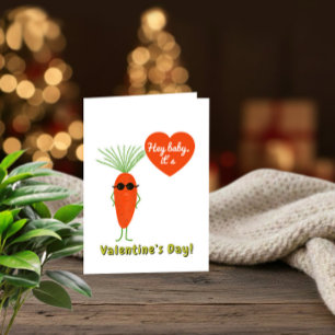 Funny Carrot Valentine’s Day Card