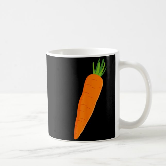 Funny Carrot Vegetable Halloween Coffee Mug (Right)
