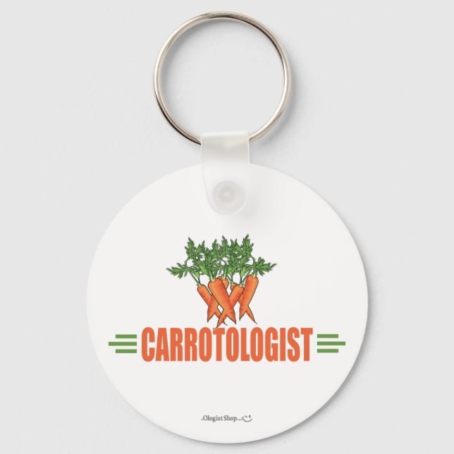 Funny Carrots Key Ring (Front)