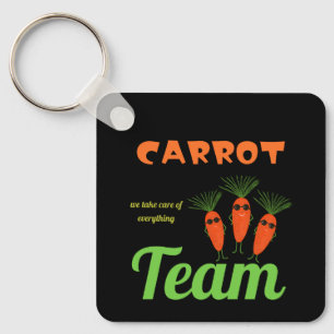 Funny carrots key ring
