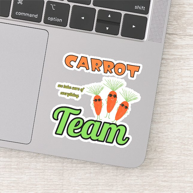 Funny carrots team (Detail)