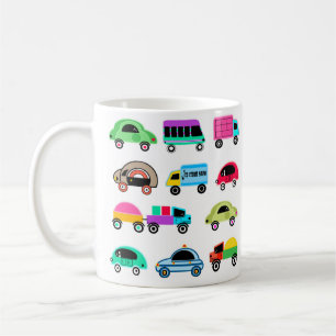 Funny cars coffee mug