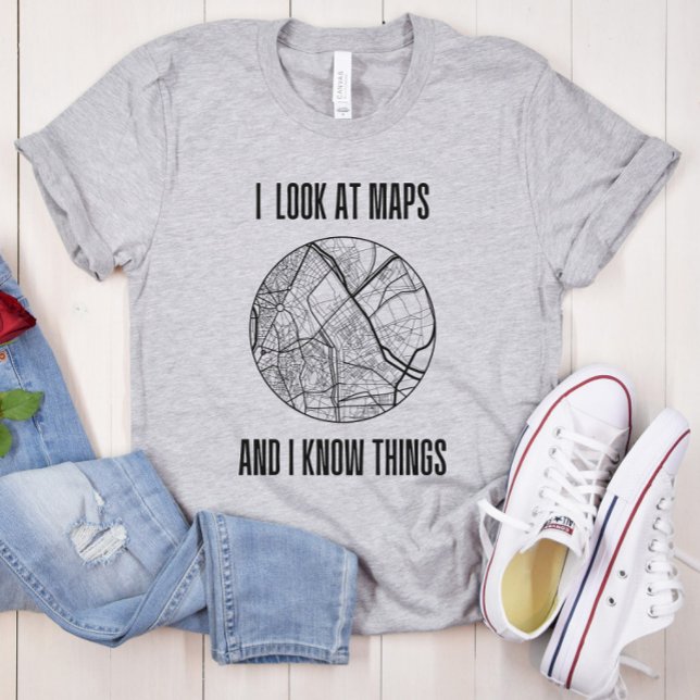 Funny Cartographer | Map Making | Geography Pun T-Shirt (Creator Uploaded)