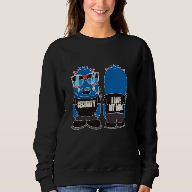 funny cartoon 1 sweatshirt (Front)