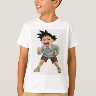 Funny Cartoon Boy - Playful Tee