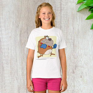 Funny Cartoon Bulldog Boxer Dog T-Shirt