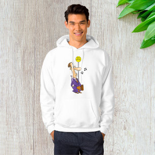 Funny Cartoon Businessman at Bus Stop  Hoodie