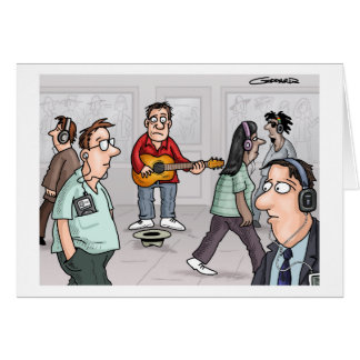 Funny Cartoon Card by Clive Goddard