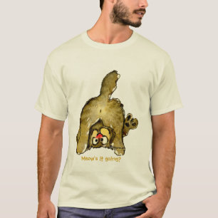 Funny Cartoon Cat A HOLE lot of love! Tshirt