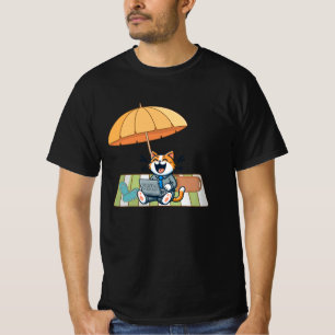 Funny Cartoon Cat T-Shirt