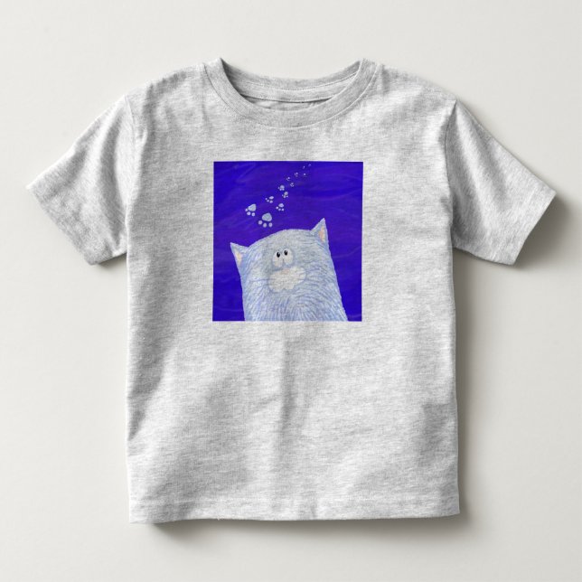 Funny cartoon cat, t-shirt (Front)