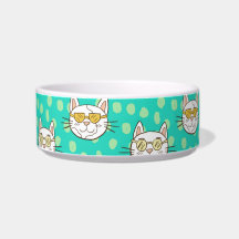 Funny Cartoon Cat Wearing Sun Glasses