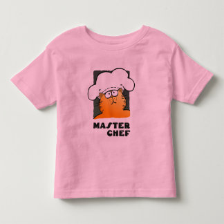 Funny Cartoon Chef | Funny Cooking Chef Toddler T-Shirt