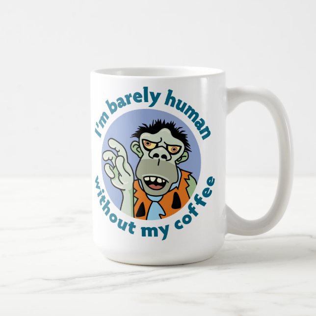 Funny Cartoon Coffee Mug (Right)