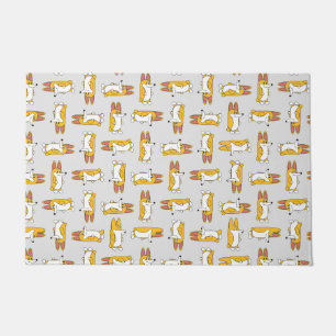 Funny Cartoon Corgi Pattern Doormat