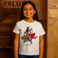 Funny Cartoon Cowboy Bandit Robber