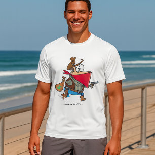 Funny Cartoon Cowboy Bandit Robber T-Shirt