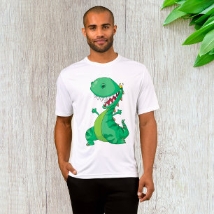 Funny Cartoon Dinosaur Roaring T-Rex T-Shirt