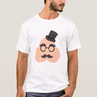 Funny Cartoon Disguise Face.
