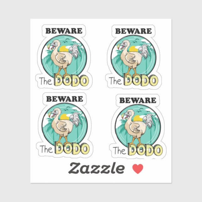 Funny cartoon dodo (Sheet)