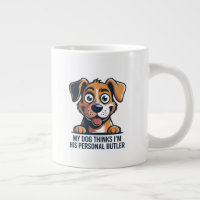 Funny Cartoon Dog Butler Quote