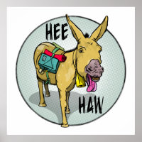 FUNNY CARTOON DONKEY HEE HAW