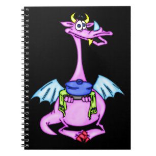 Funny Cartoon Dragon Journal Notebook