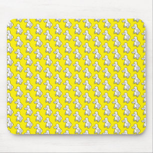 Funny Cartoon Duck or Penguin Mouse Pad