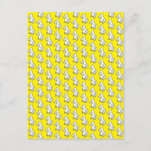 Funny Cartoon Duck or Penguin Postcard