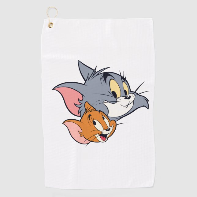 Funny Cartoon Duo  Golf Towel (Front)