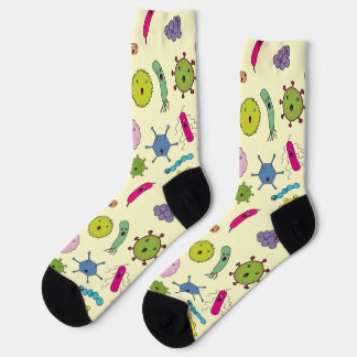 Funny Cartoon Germ Socks
