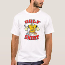 Funny Cartoon Golf Shirt Gift for Golfers
