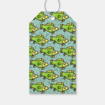 Funny Cartoon Green Fish Drawing